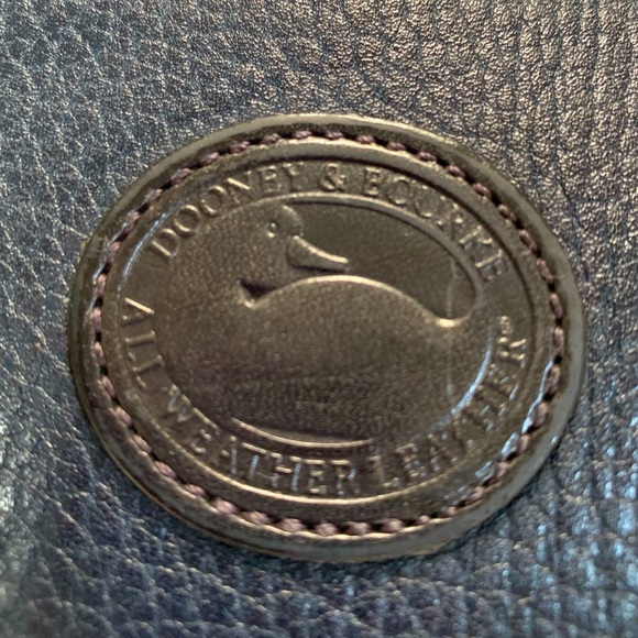 Dooney&Bourke•Vintage•Navy Blue•Leather - Picture 7 of 12